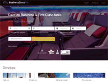 Tablet Screenshot of businessclasspro.com